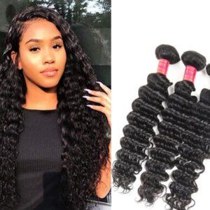Deep Wave Raw Human Hair Bundles